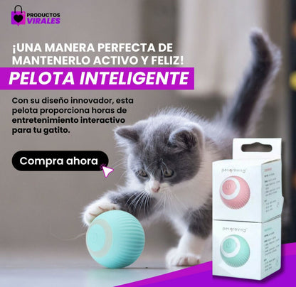 Pelota inteligente para mascotas con batería recargable USB